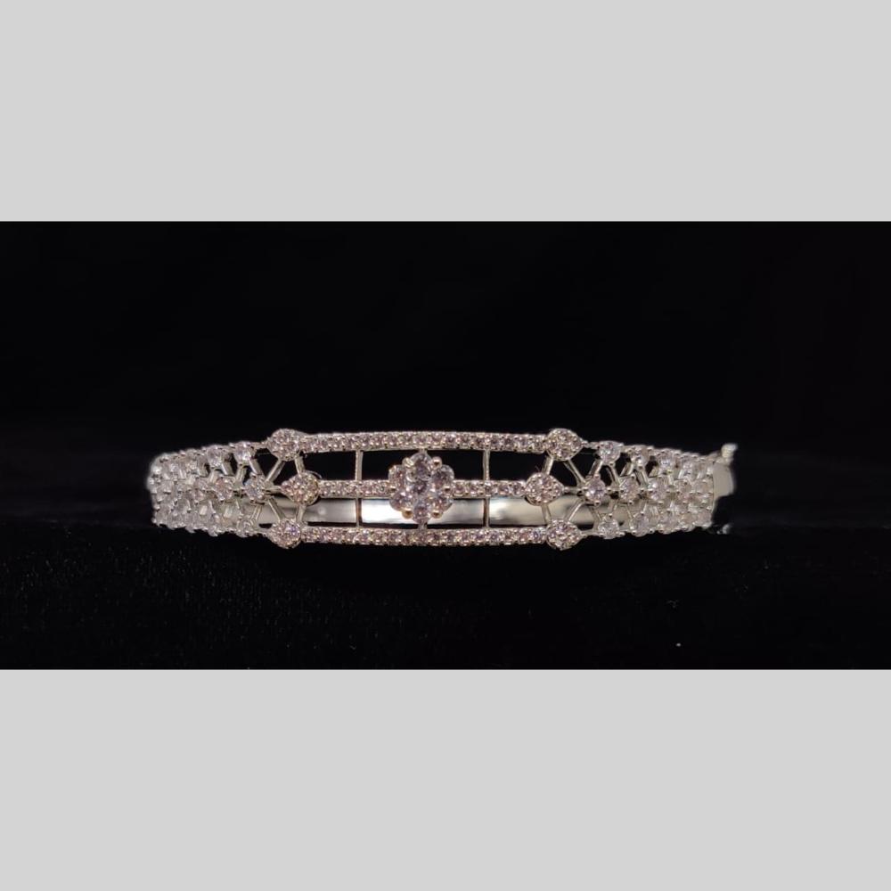 Manisha Jewellery Premium American Diamond Openable Bracelet – Statement Jewelry