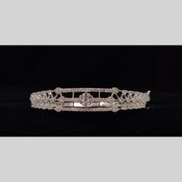 Manisha Jewellery Premium American Diamond Openable Bracelet – Statement Jewelry