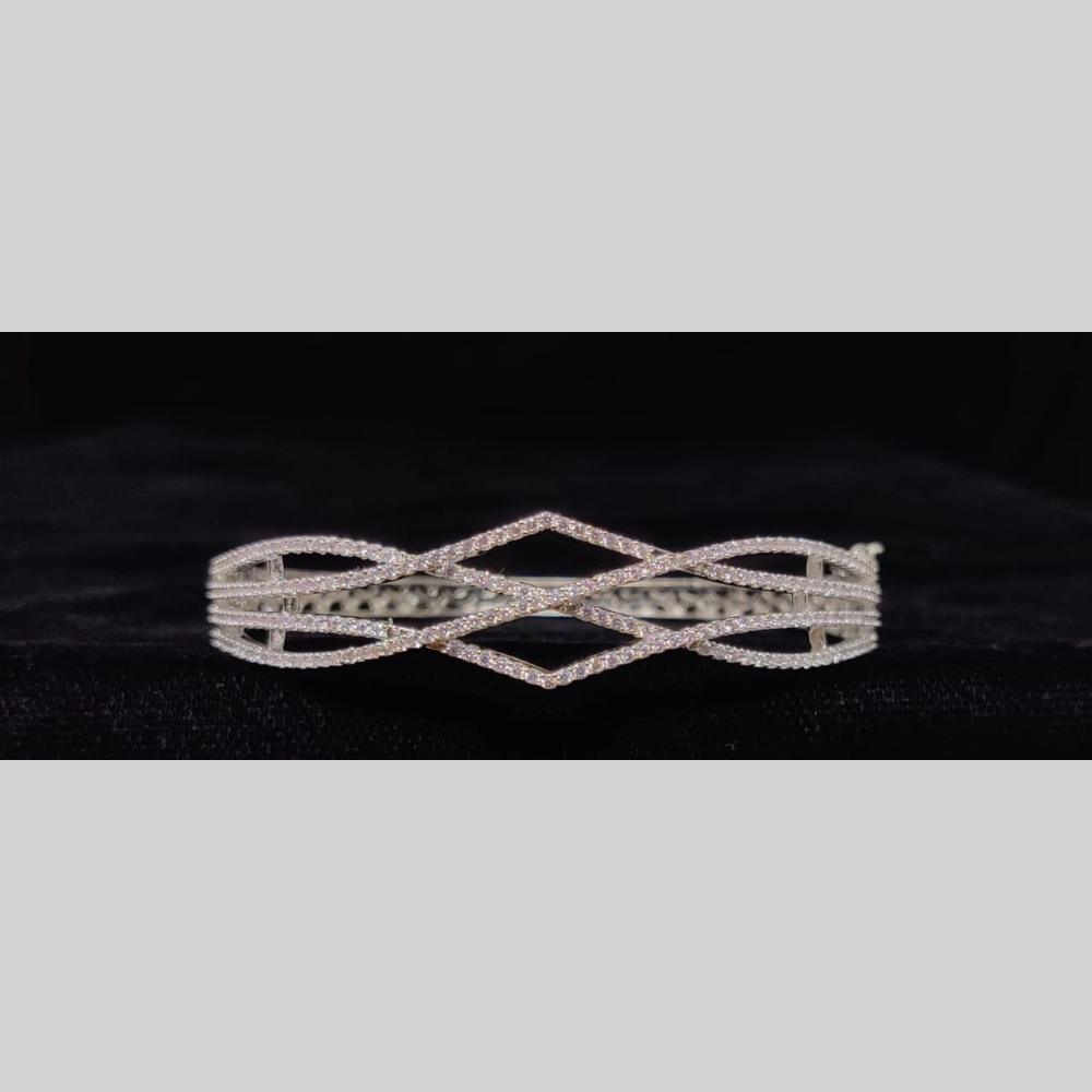 Manisha Jewellery American Diamond Openable Bracelet – Elegant Party Wear Jewelry