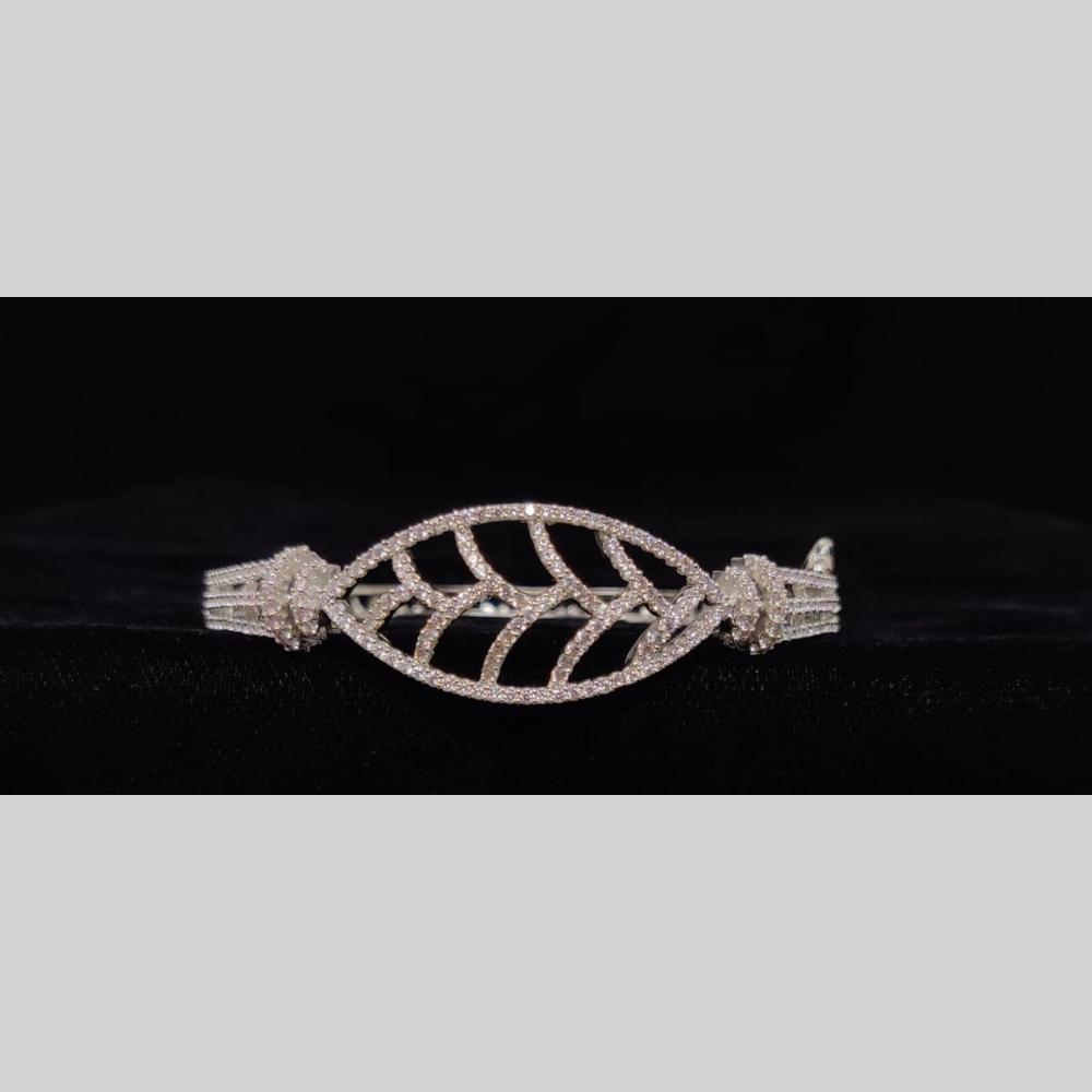 Manisha Jewellery American Diamond Openable Bracelet – Elegant Party Wear Jewelry