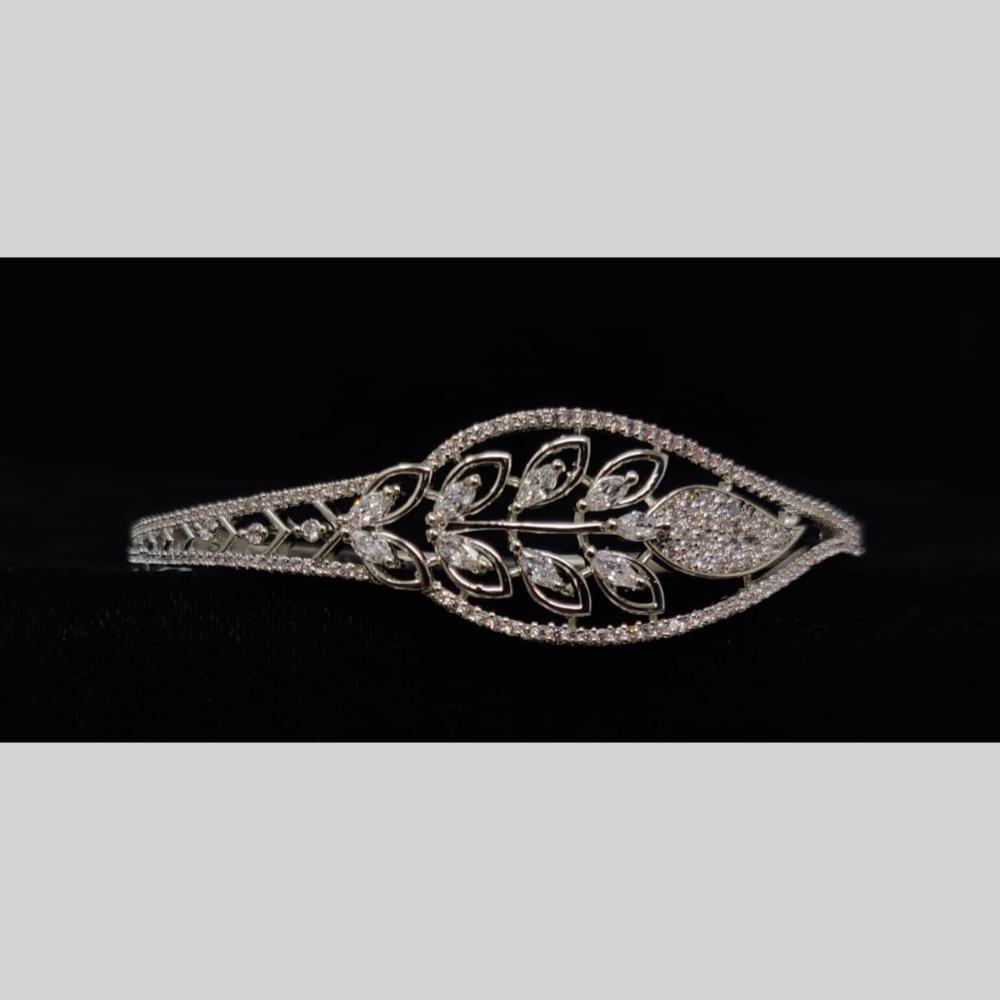 Manisha Jewellery American Diamond Openable Bracelet – Elegant Party Wear Jewelry