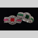 Manisha Jewellery Antique Finish American Diamond Openable Bracelet