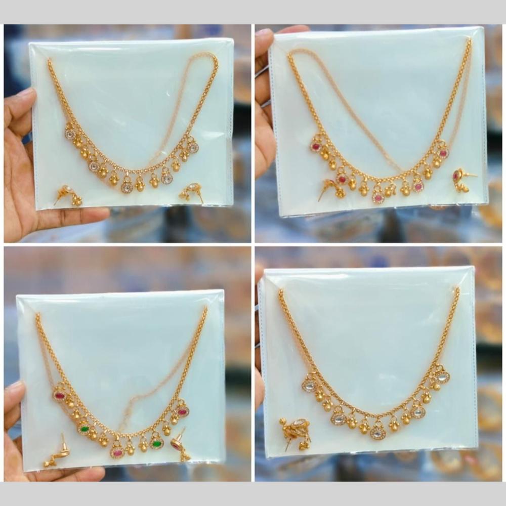Manisha Jewellery Traditional Pota Stone and Pearl Necklace Set