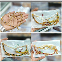 Manisha Jewellery Statement Necklace with Pota Stones Ethnic Glam for Special Occasions