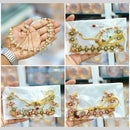 Manisha Traditional Necklace Set with Pota Stones Perfect for Sarees & Lehengas