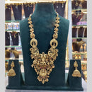 Manisha Jewellery Long Temple Necklace Featuring Lakshmi Devi