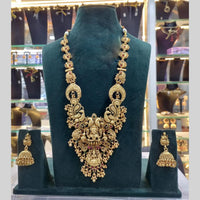 Manisha Jewellery Long Temple Necklace Featuring Lakshmi Devi