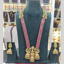 Manisha Jewellery Goddess Lakshmi Temple Long Necklace Set for Wedding