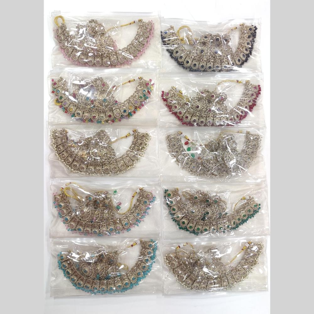 Manisha Jewellery Crystal Shine Necklace Set Featuring Premium Austrian Stones