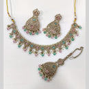 Manisha Jewellery Necklace Set Featuring Austrian  and Crystal Stones