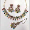 Manisha Jewellery Necklace Set Featuring Austrian  and Crystal Stones
