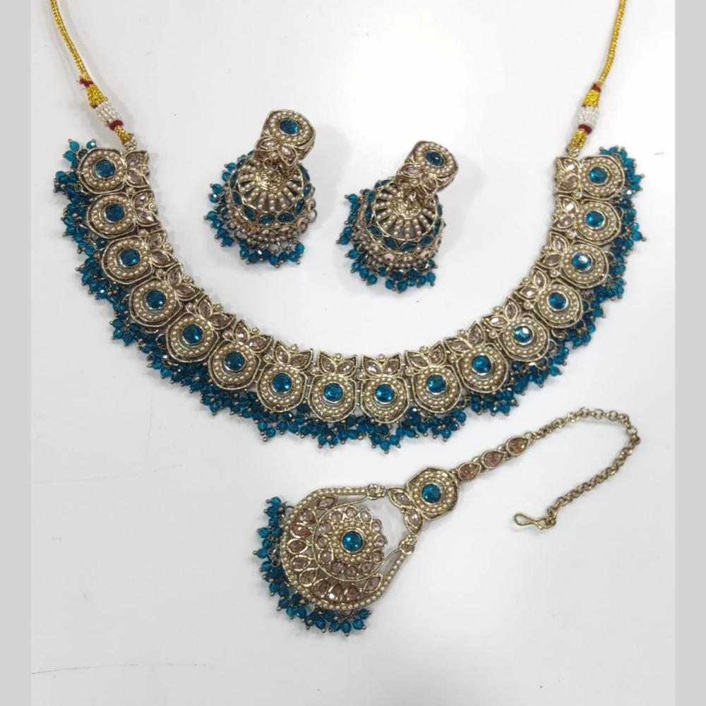 Manisha Austrian Stone Necklace Set for Party & Wedding Jewellery