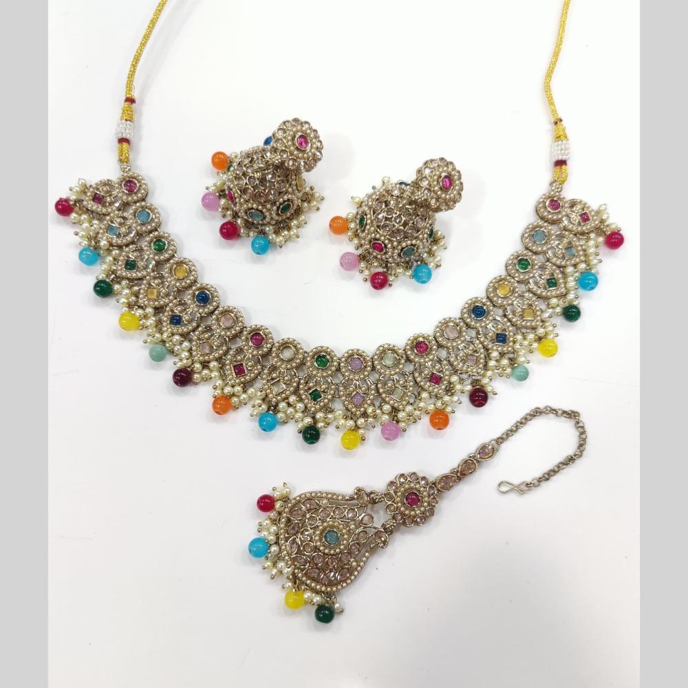Manisha Austrian Stone Necklace Set for Party & Wedding Jewellery