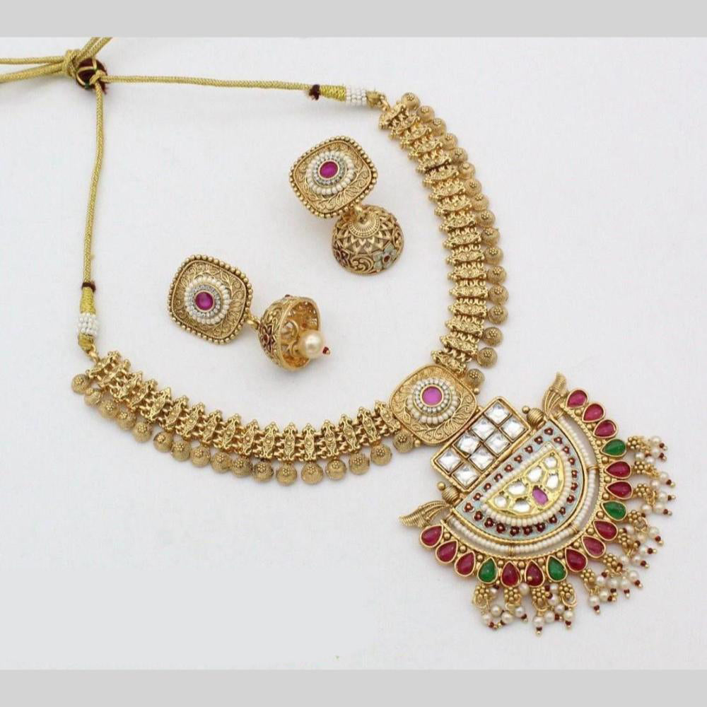 Manisha Jewellery Signature Meenakari Necklace Luxury Redefined