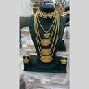 Manisha Jewellery Traditional Mater Mala Double Layer Necklace Set for Women
