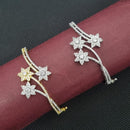 Manisha Jewellery Gold Plated Openable Bracelet with Sparkling Austrian Stones
