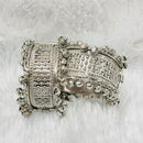 Manisha Jewellery Oxidiesd Plated Rustic Charm Openable Kada