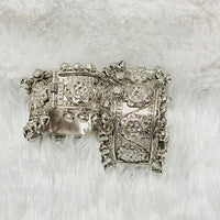 Manisha Jewellery Oxidiesd Plated Rustic Charm Openable Kada
