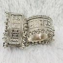 Manisha Jewellery Oxidiesd Plated Rustic Charm Openable Kada