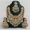 Manisha Jewellery Pota Stone Pearl nd Beads Necklace Set