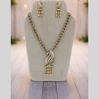 Manisha Jewellery Peacock Inspired Long  Necklace Set