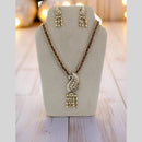 Manisha Jewellery Peacock Inspired Long  Necklace Set