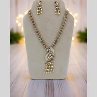 Manisha Jewellery Peacock Inspired Long  Necklace Set