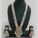 Manisha Jewellery Pearl And Kundan Stone Long Necklace Set