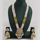 Manisha Jewellery Pearl And Kundan Stone Long Necklace Set