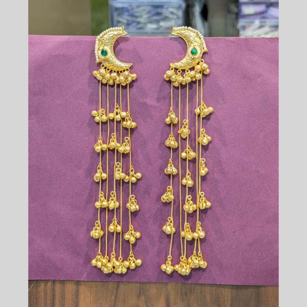 Grace in Every Drop Manisha Pota Stone Dangling Earrings