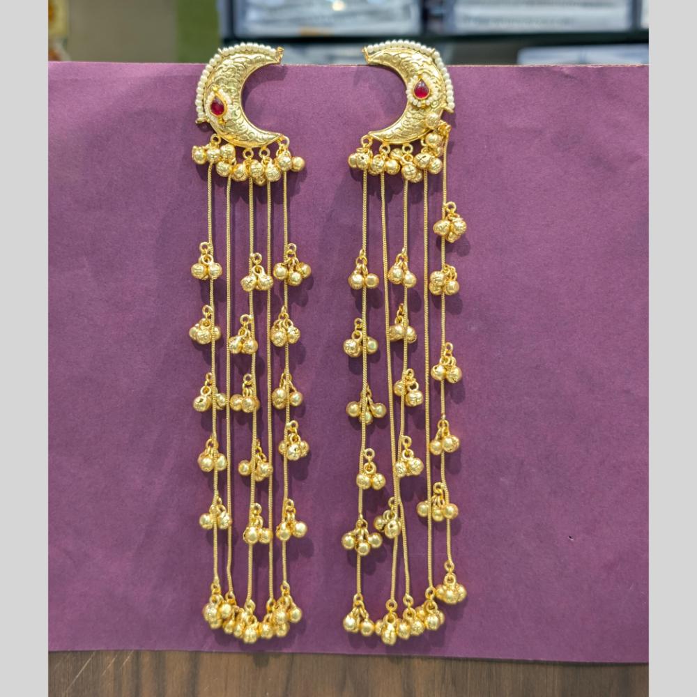 Grace in Every Drop Manisha Pota Stone Dangling Earrings