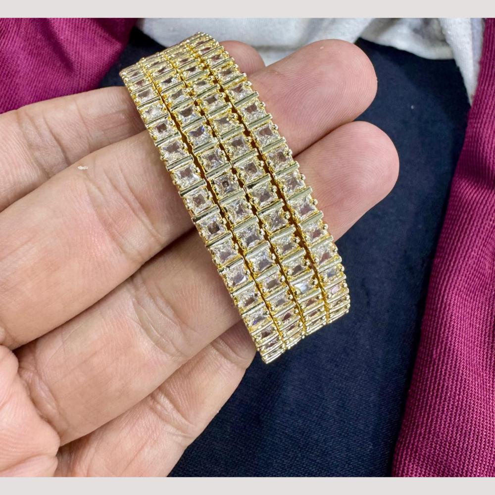 Manisha Jewellery Timeless Sparkling Austrain Stone Bangles Set