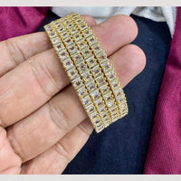 Manisha Jewellery Timeless Sparkling Austrain Stone Bangles Set