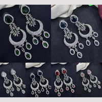 Manisha Jewellery Elegant Pota Stone And Austrian Dangler Earrings