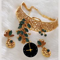 Manisha Jewellery Sparkling Elegant Designer Austrian Stone Necklace Set