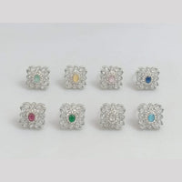 Manisha Jewellery Luxe Silver Plated Ring With Dazzling Crystal Stone Timeless Design 