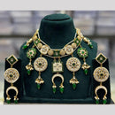 Manisha Jewellery Festive Kundan And Pearl Meenakari Set Elegant Heriloom Jewellery For Grand Occasion