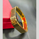 Manisha Jewellery Trendy Hammered Gold Kada with Easy Open Clasp Bracelet