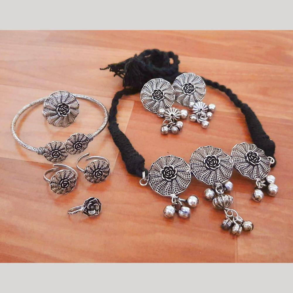 Manisha Jewellery Statement Oxidised Jewellery Combo Set for Festive Looks