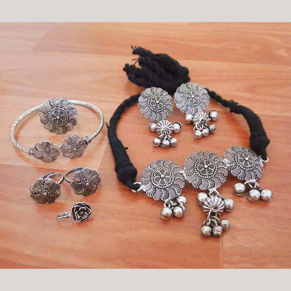 Manisha Jewellery Statement Oxidised Jewellery Combo Set for Festive Looks