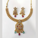 Manisha Jewellery Designer Pota Stone and Pearl Necklace Set for Modern Women