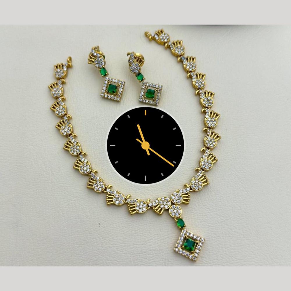Manisha Jewellery Stunning Austrian Stone Necklace Set for Parties & Festive Occasions