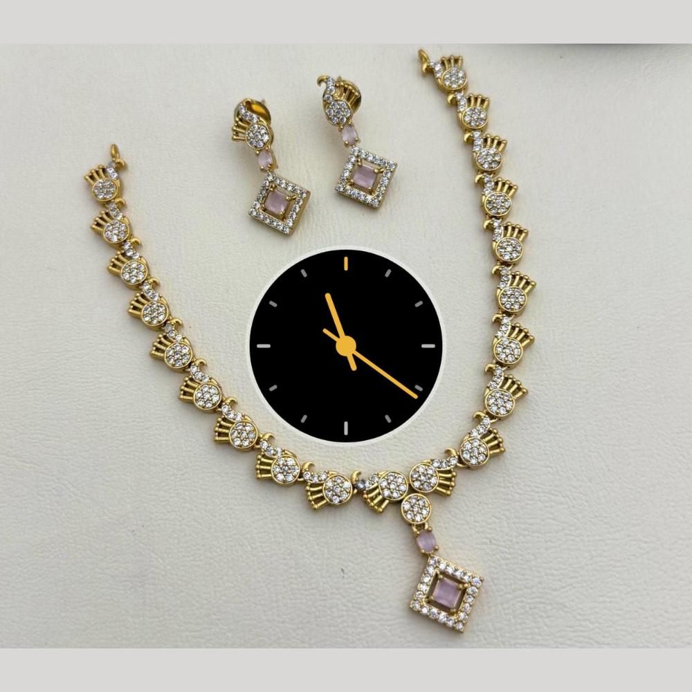 Manisha Jewellery Stunning Austrian Stone Necklace Set for Parties & Festive Occasions