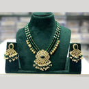 Manisha Jewellery Royal Kundan And Pearl Multi Layer Necklace Set Perfect for Weddings