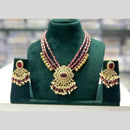 Manisha Jewellery Royal Kundan And Pearl Multi Layer Necklace Set Perfect for Weddings