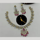 Manisha Jewellery Shimmering Cryatal Stone Necklace Set For Every Occassions
