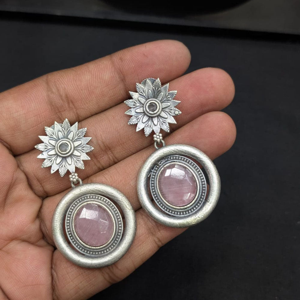 Manisha Jewellery Ethnic Glam Pota Stone Dangler Earrings