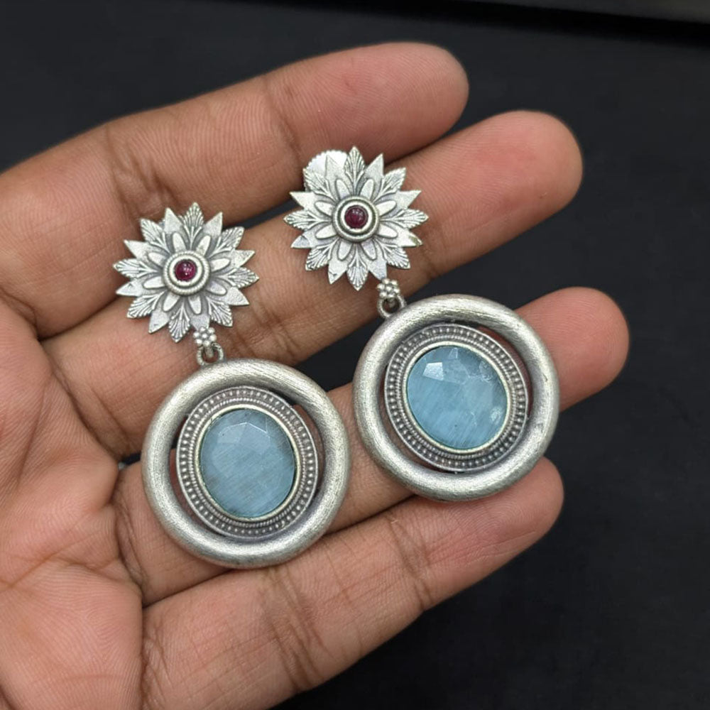 Manisha Jewellery Ethnic Glam Pota Stone Dangler Earrings