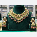 Manisha Jewellery Ethnic Glam Pota Stone And Pearl Necklace Set