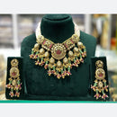 Manisha Jewellery Ethnic Glam Pota Stone And Pearl Necklace Set